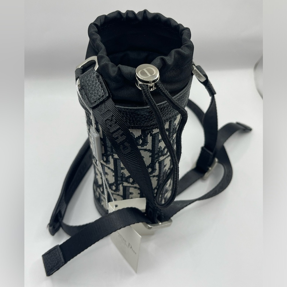 Dior Black Water Bottle Tumbler Black Holder Limited VIP Gift Novelty GWP - Picture 4 of 8